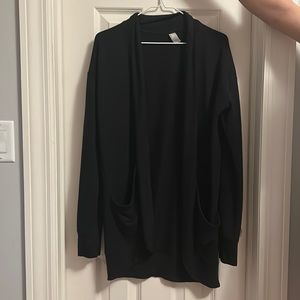 Athleta Girl Cardigan, Girl 16, Black